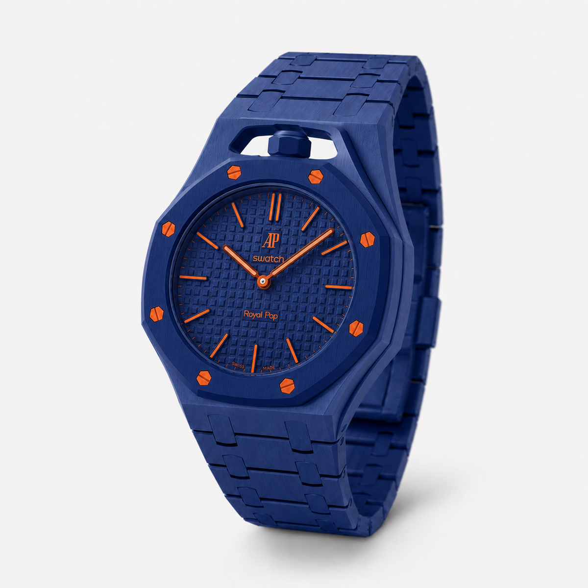 Royal Pop Kit bleu nuit avec details orange